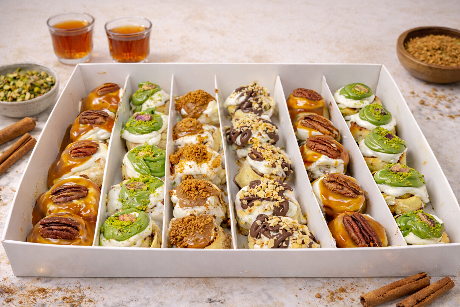 Cinnamon Rolls Assortment