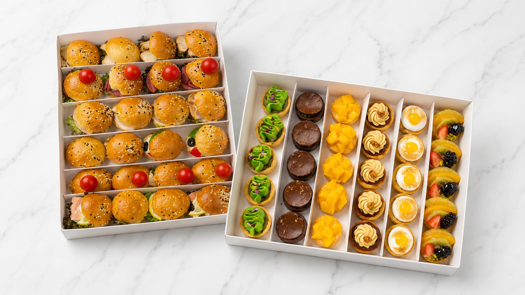 The Tart Affair - Mini Sandwich & Mini Tarts